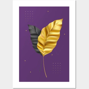 Realistic leaves Posters and Art